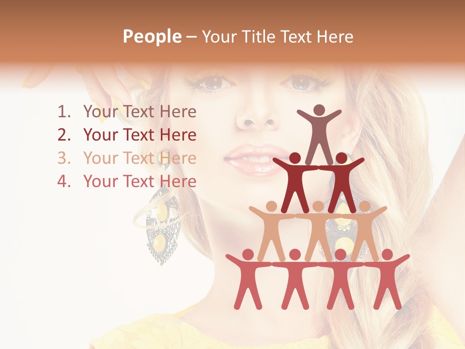 Accessories Looking Clean PowerPoint Template