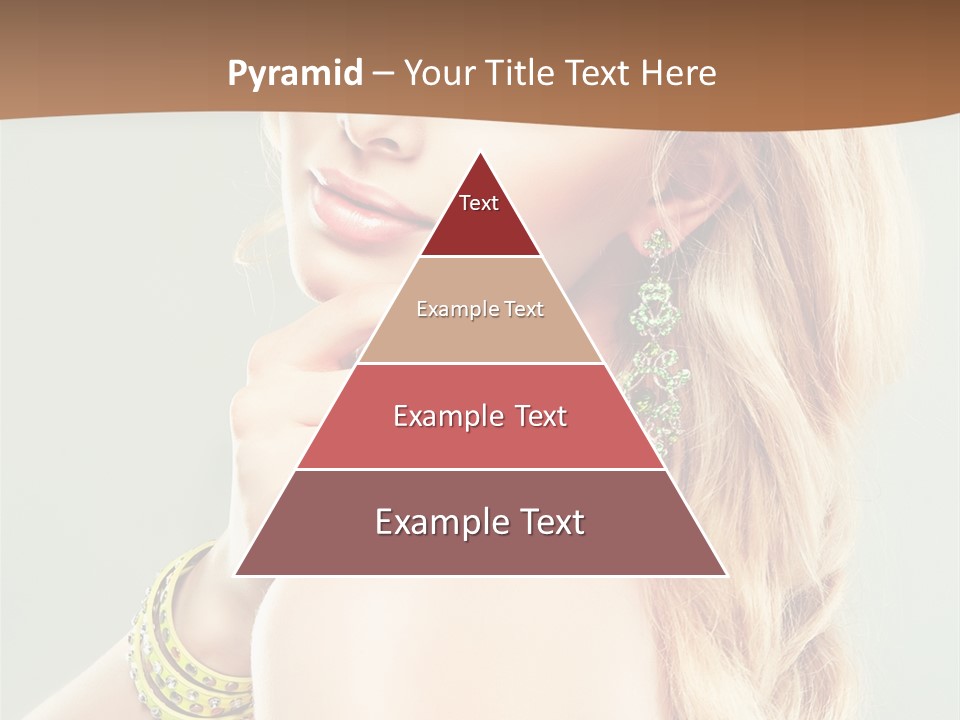 Fashion Girl Flower PowerPoint Template