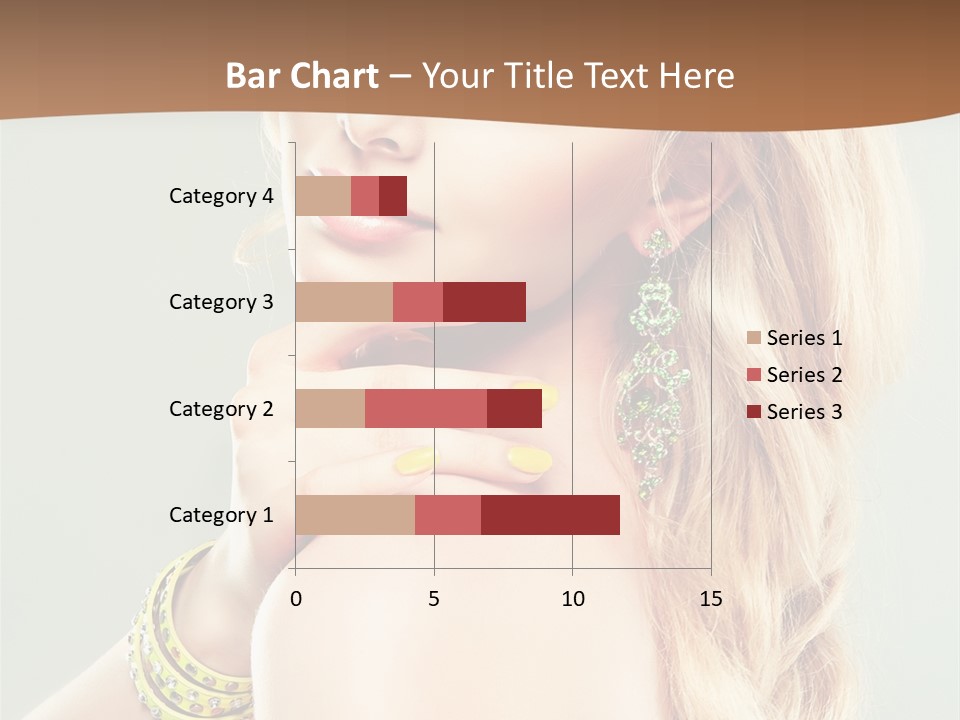 Fashion Girl Flower PowerPoint Template