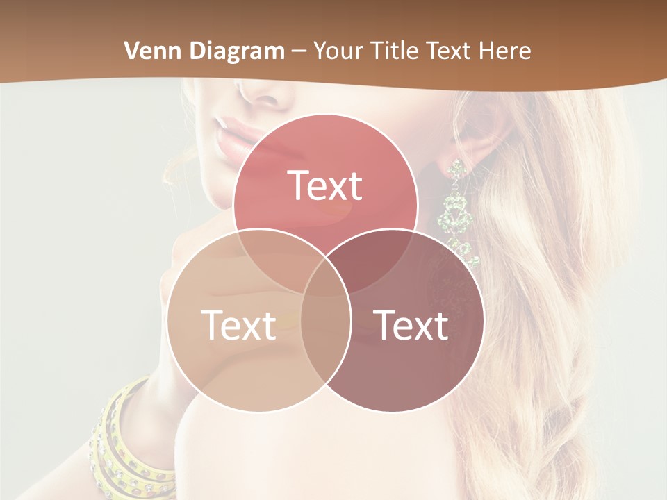 Fashion Girl Flower PowerPoint Template