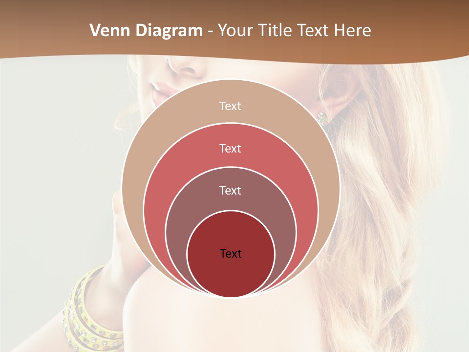 Fashion Girl Flower PowerPoint Template