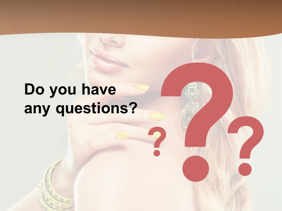 Fashion Girl Flower PowerPoint Template