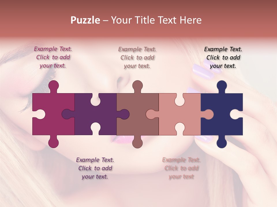 Beautiful Makeup Skincare PowerPoint Template