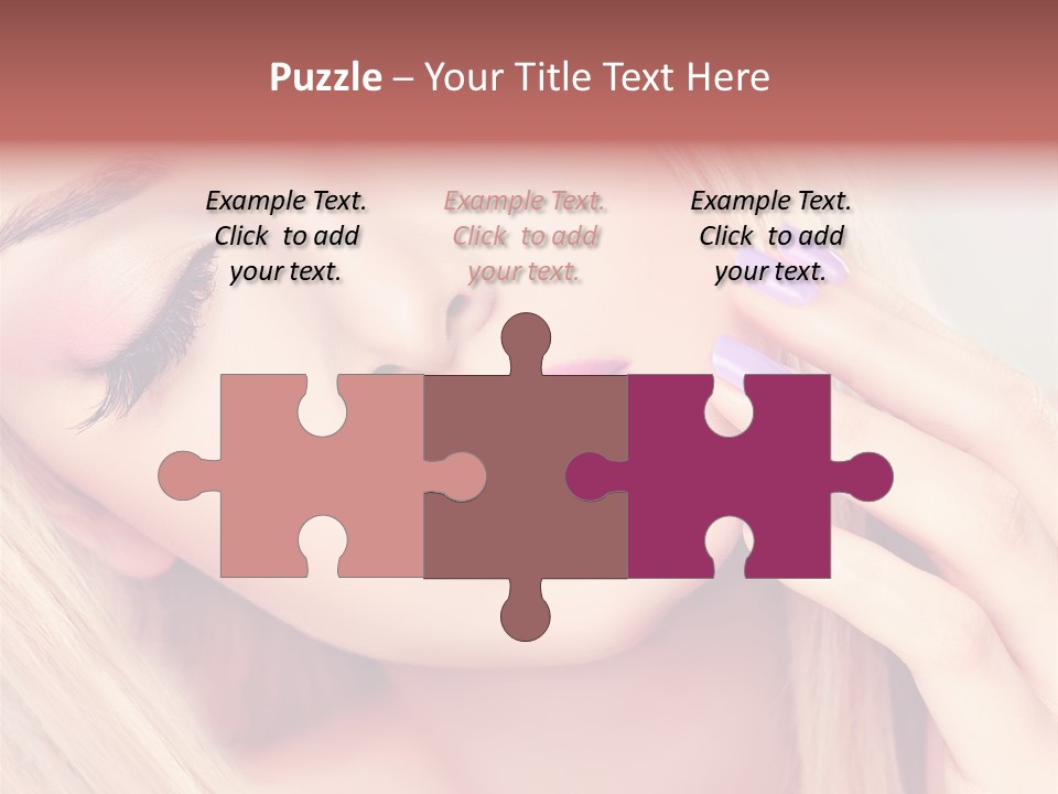 Beautiful Makeup Skincare PowerPoint Template