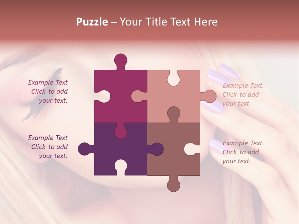 Beautiful Makeup Skincare PowerPoint Template