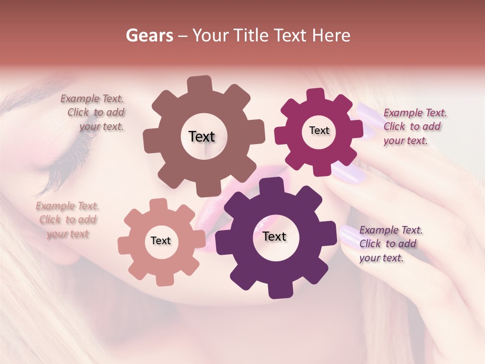 Beautiful Makeup Skincare PowerPoint Template