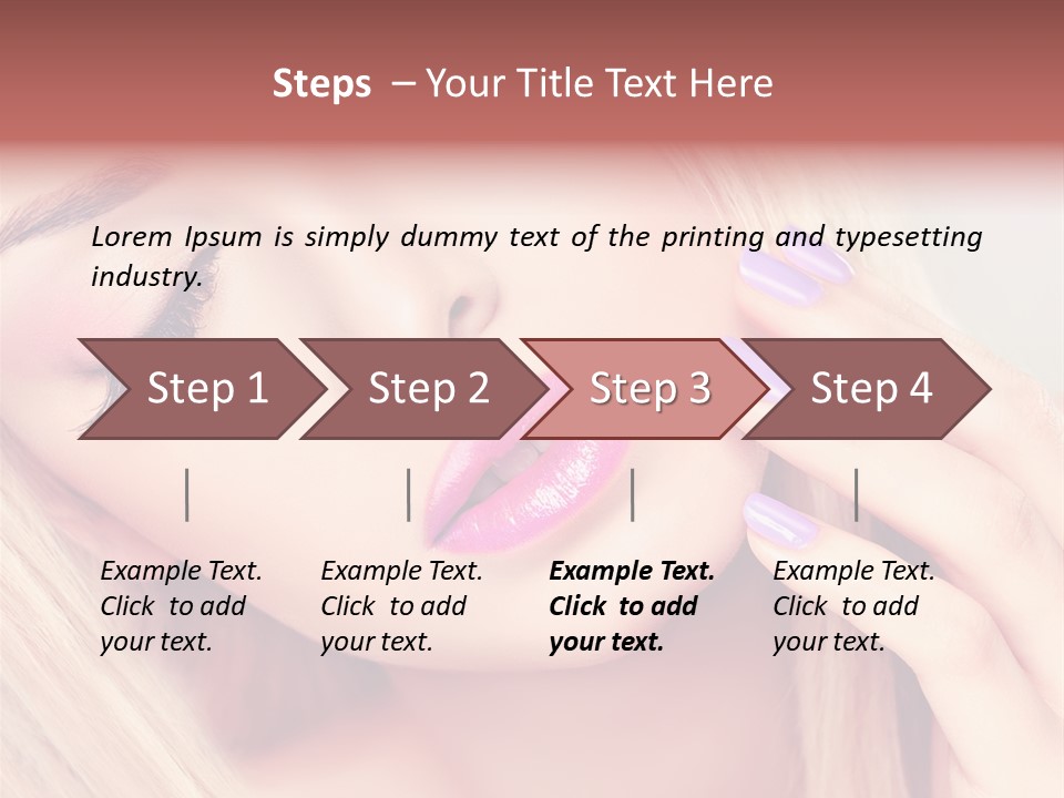 Beautiful Makeup Skincare PowerPoint Template