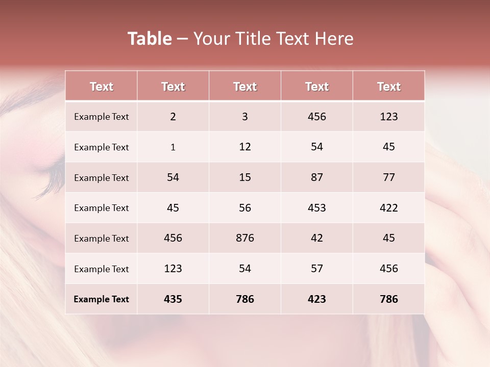 Beautiful Makeup Skincare PowerPoint Template