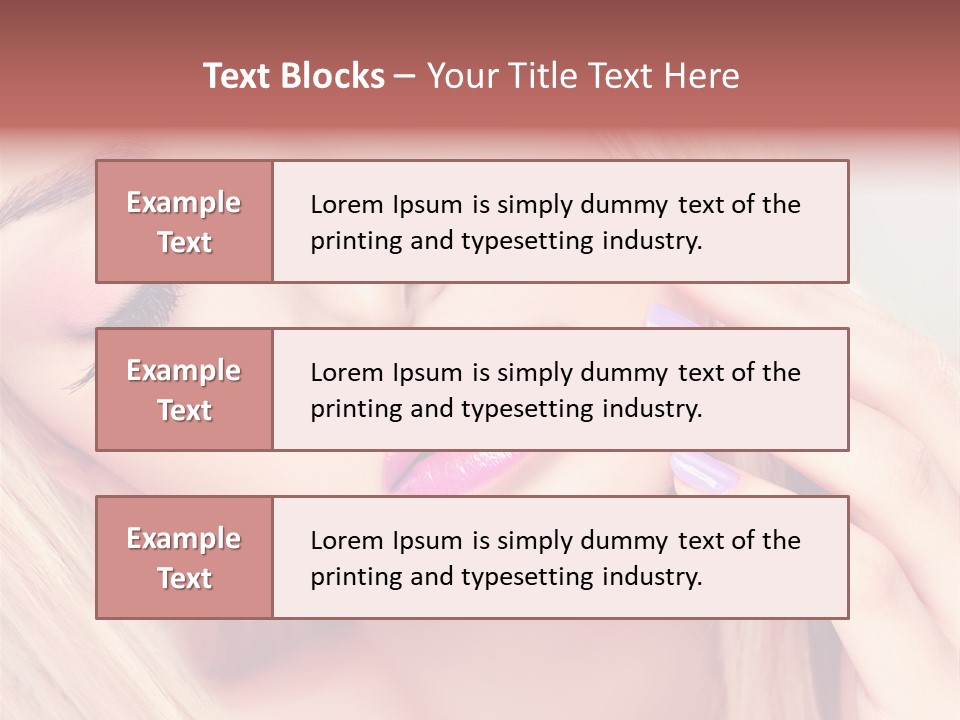 Beautiful Makeup Skincare PowerPoint Template