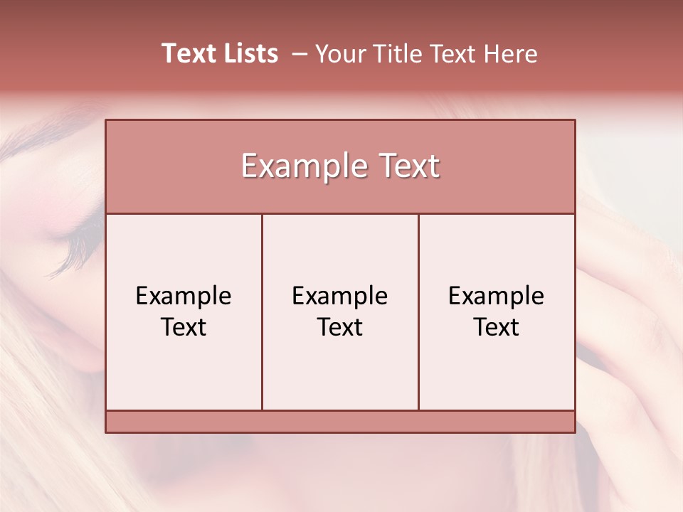 Beautiful Makeup Skincare PowerPoint Template