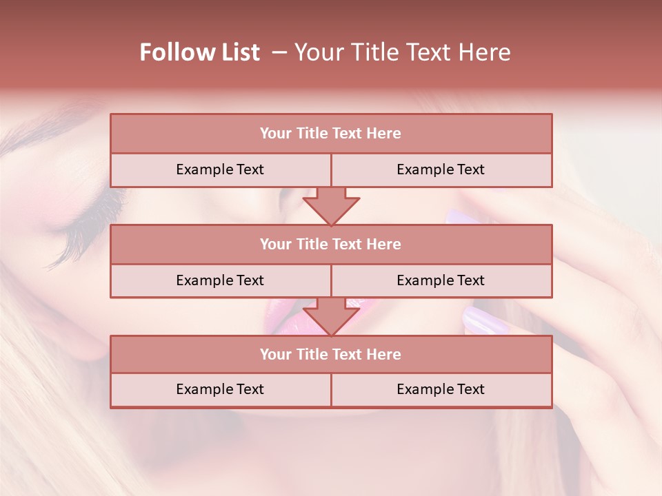 Beautiful Makeup Skincare PowerPoint Template
