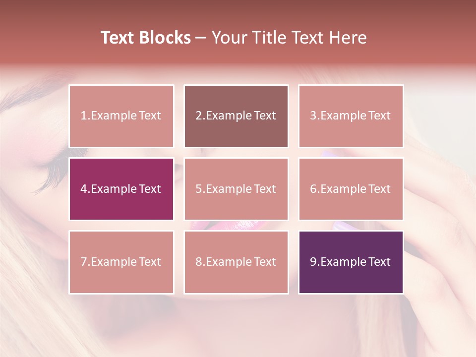 Beautiful Makeup Skincare PowerPoint Template