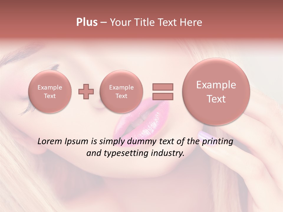 Beautiful Makeup Skincare PowerPoint Template