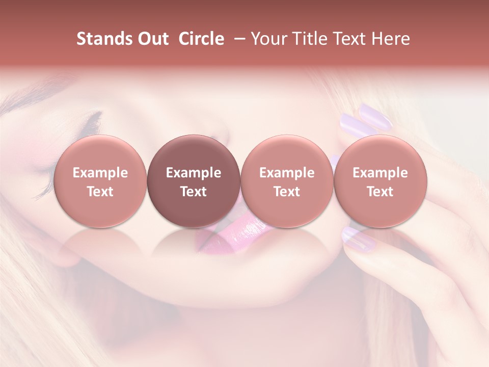 Beautiful Makeup Skincare PowerPoint Template