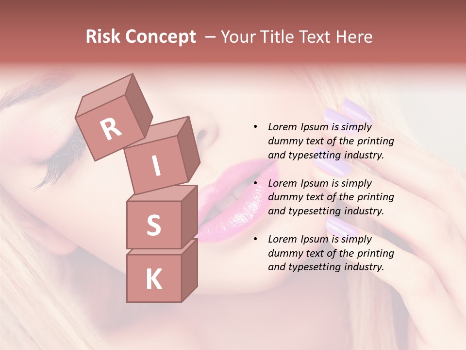 Beautiful Makeup Skincare PowerPoint Template