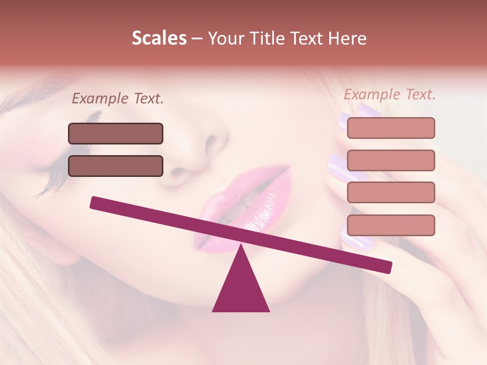 Beautiful Makeup Skincare PowerPoint Template