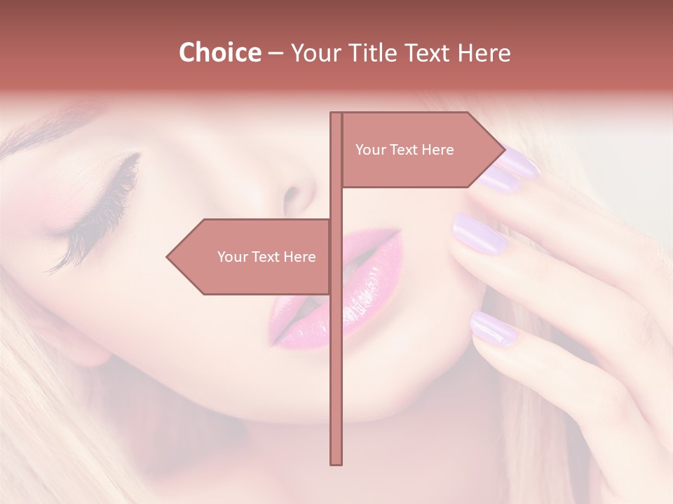 Beautiful Makeup Skincare PowerPoint Template