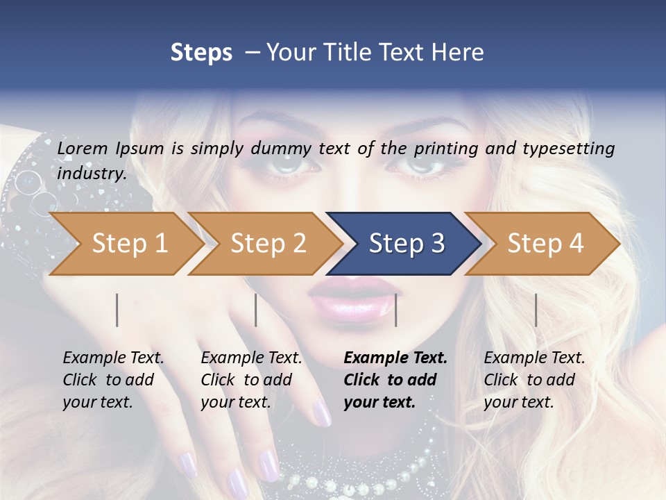 Bright Hands Beauty Salon PowerPoint Template