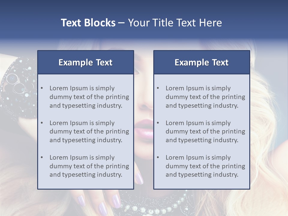 Bright Hands Beauty Salon PowerPoint Template