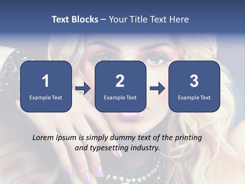 Bright Hands Beauty Salon PowerPoint Template