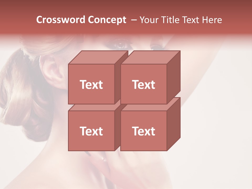 Girl Cosmetic Manicure PowerPoint Template