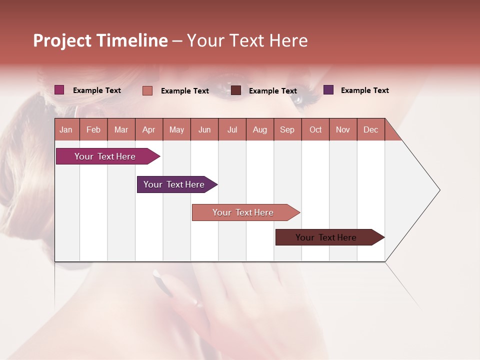 Girl Cosmetic Manicure PowerPoint Template