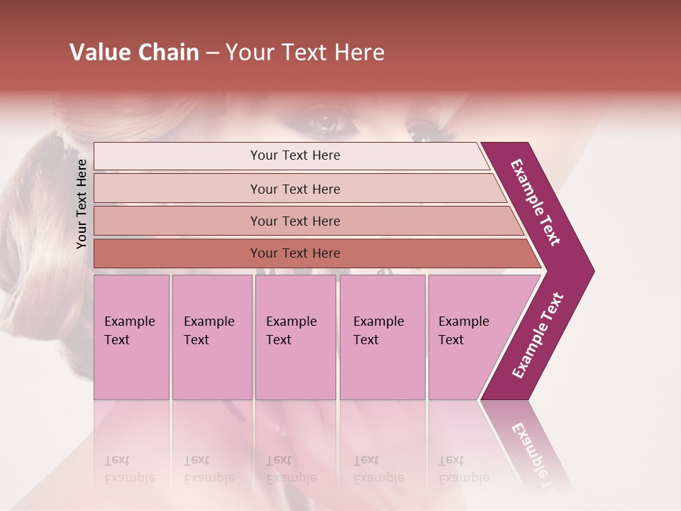 Girl Cosmetic Manicure PowerPoint Template