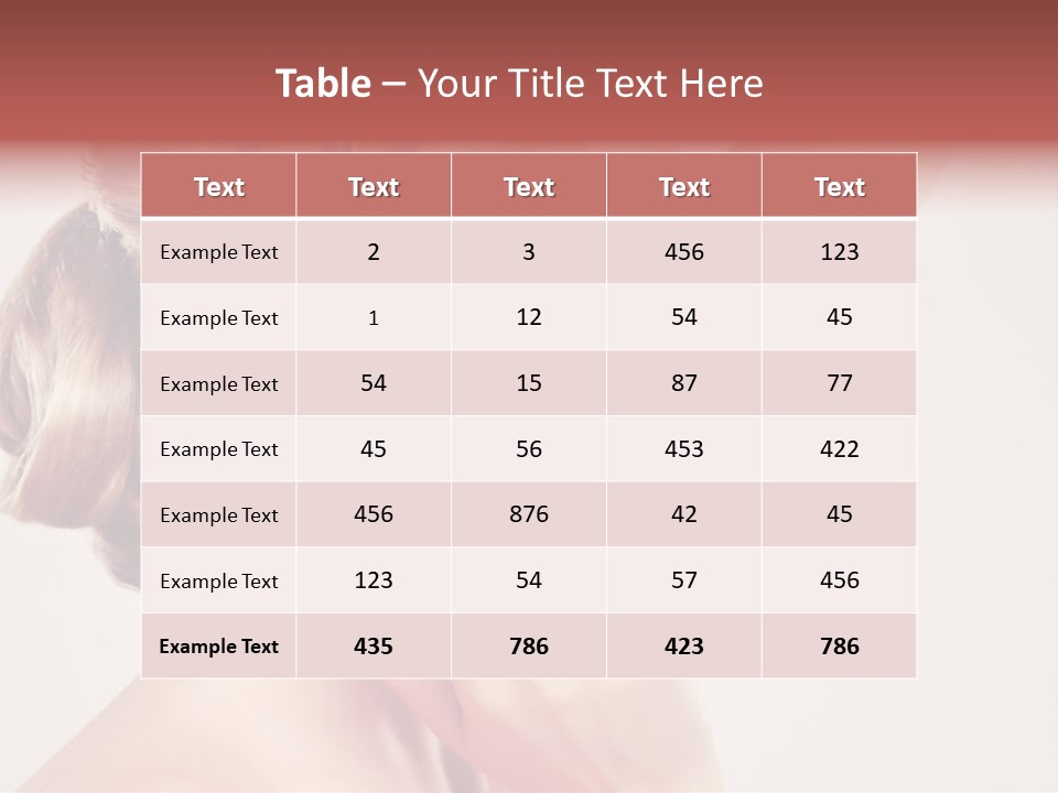 Girl Cosmetic Manicure PowerPoint Template