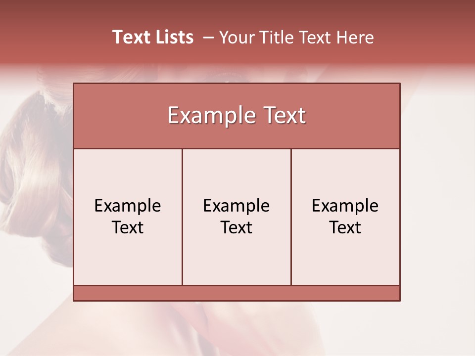 Girl Cosmetic Manicure PowerPoint Template