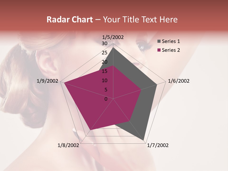 Girl Cosmetic Manicure PowerPoint Template