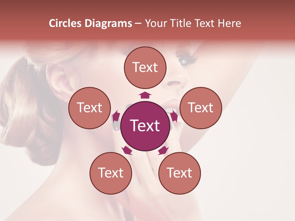 Girl Cosmetic Manicure PowerPoint Template