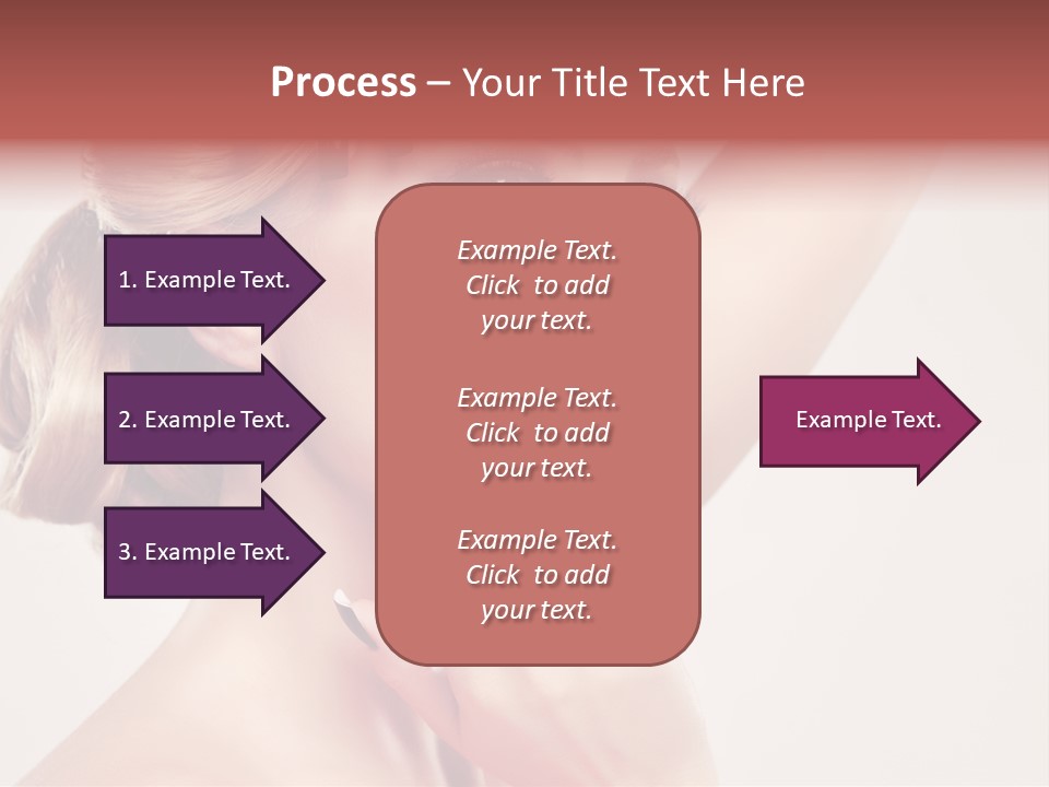 Girl Cosmetic Manicure PowerPoint Template