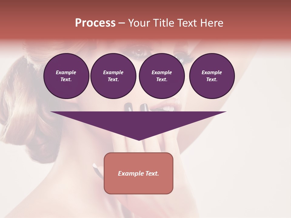 Girl Cosmetic Manicure PowerPoint Template