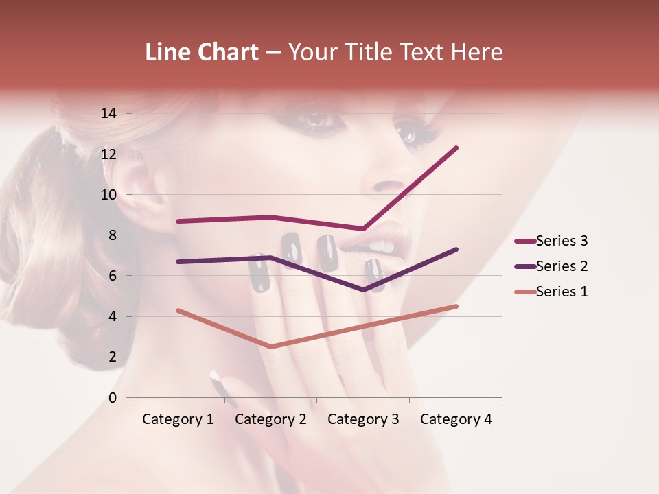 Girl Cosmetic Manicure PowerPoint Template