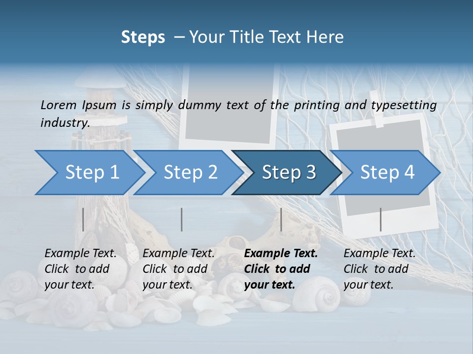 Vacation Empty Stars PowerPoint Template