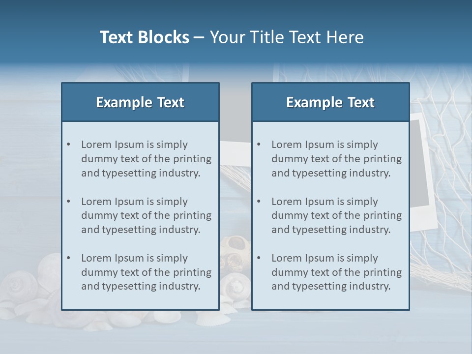 Vacation Empty Stars PowerPoint Template