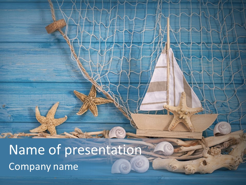 Vintage Decoration Vacation PowerPoint Template