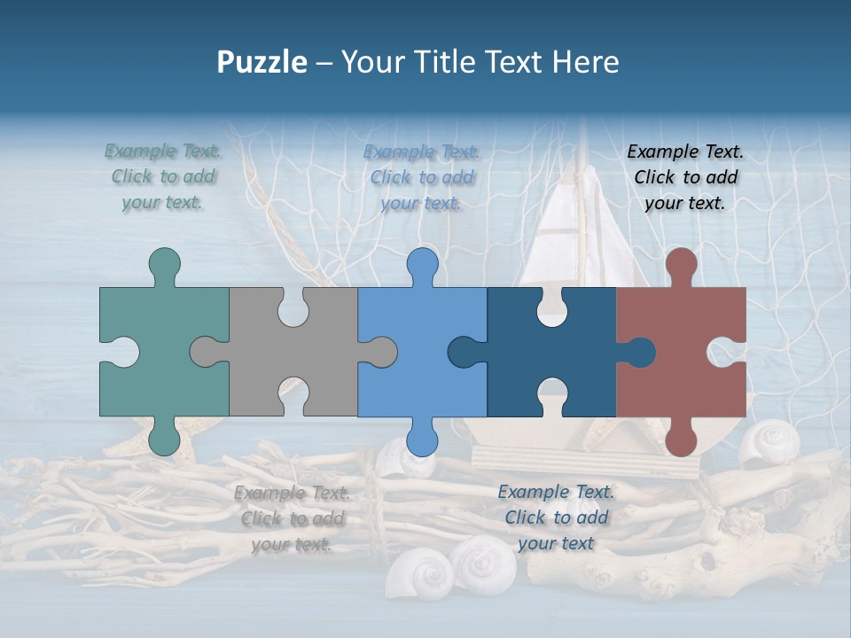 Vintage Decoration Vacation PowerPoint Template