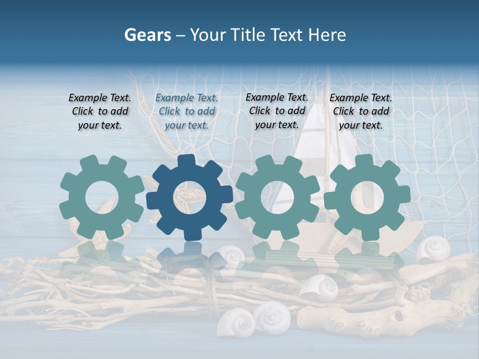 Vintage Decoration Vacation PowerPoint Template