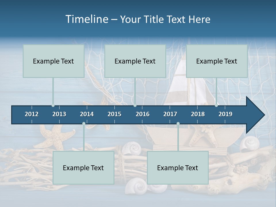Vintage Decoration Vacation PowerPoint Template