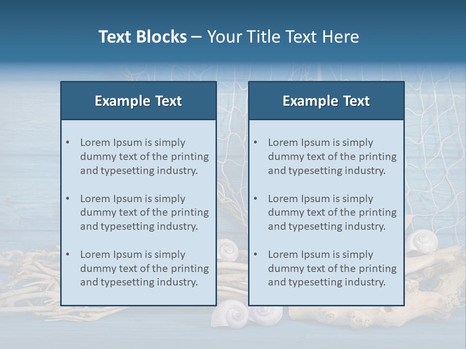 Vintage Decoration Vacation PowerPoint Template