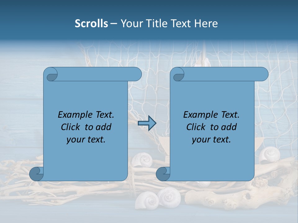 Vintage Decoration Vacation PowerPoint Template
