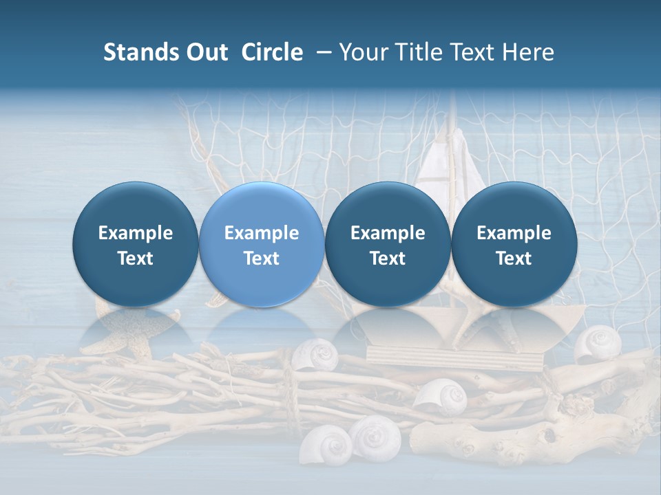 Vintage Decoration Vacation PowerPoint Template