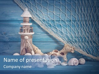 Vintage Fish Holidays PowerPoint Template