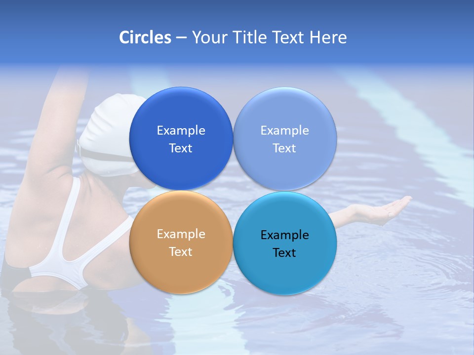 Athlete Fit Stretching PowerPoint Template