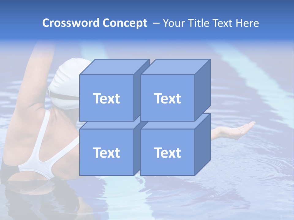 Athlete Fit Stretching PowerPoint Template