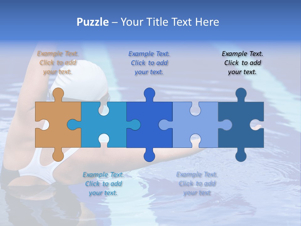 Athlete Fit Stretching PowerPoint Template