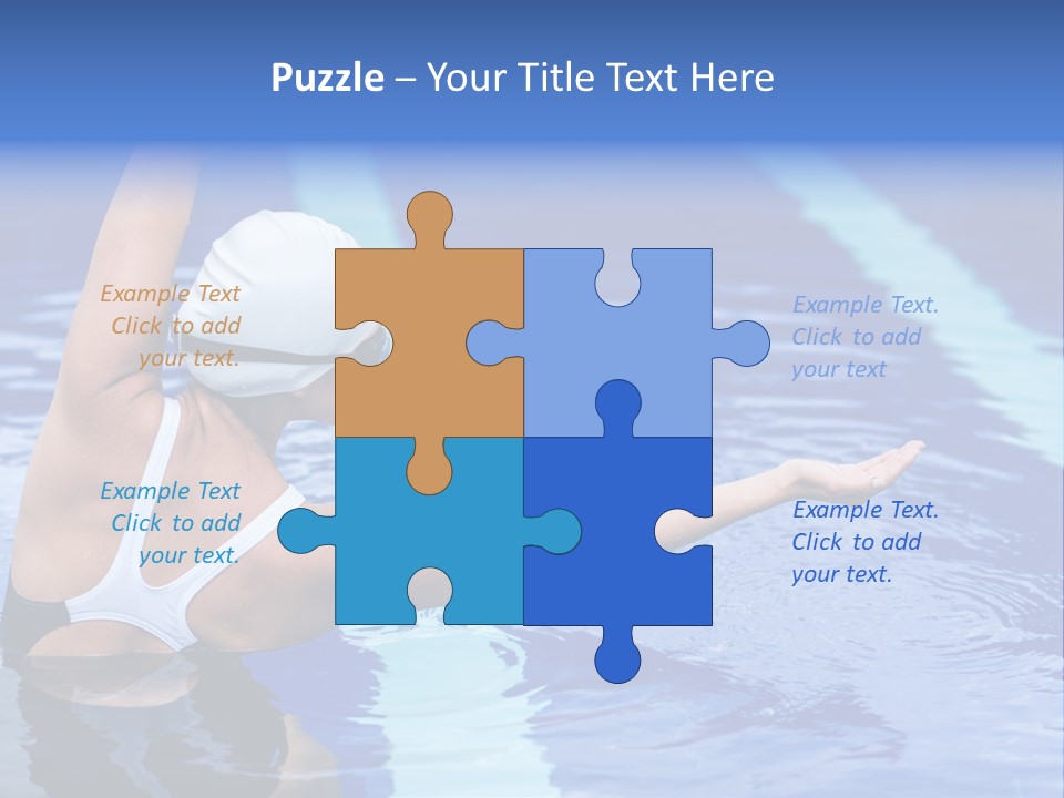 Athlete Fit Stretching PowerPoint Template