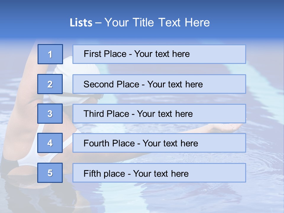 Athlete Fit Stretching PowerPoint Template