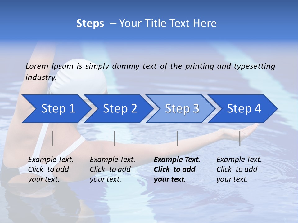 Athlete Fit Stretching PowerPoint Template